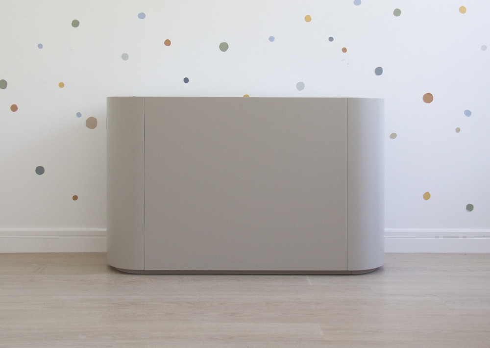 Комод Lagom 3 ящика ширина 120 см (серо-бежевый)