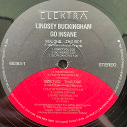 Виниловая пластинка Lindsey Buckingham ‎– Go Insane