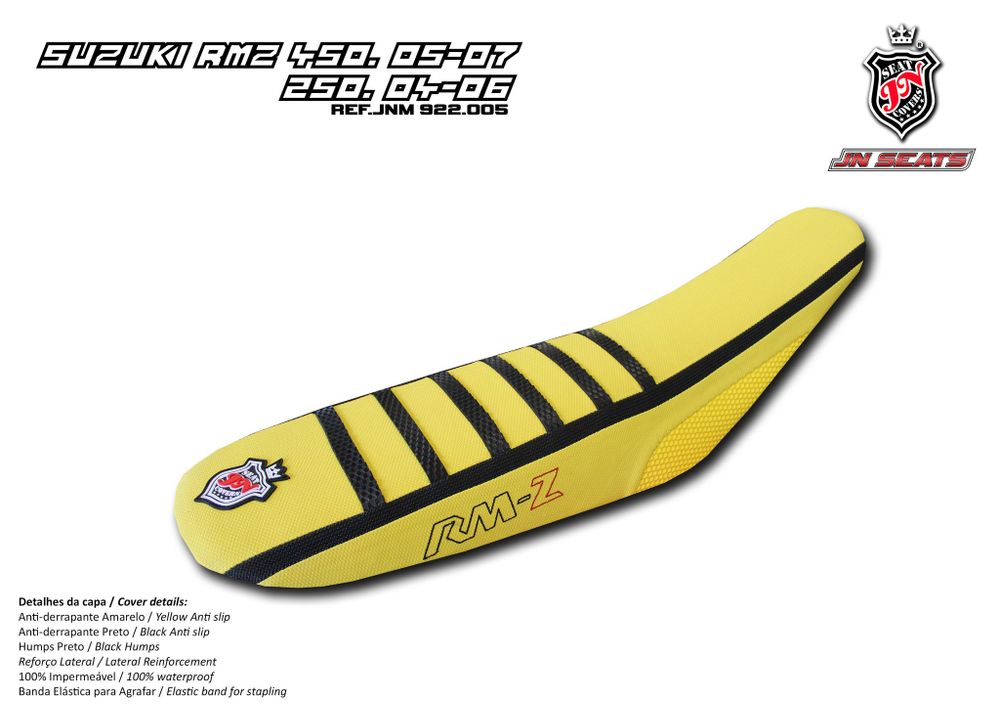 Suzuki RMZ 250 2004-2006 / 450 2005-2007 JN-Europe чехол для сиденья Супер-сцепление (Super-Grip)