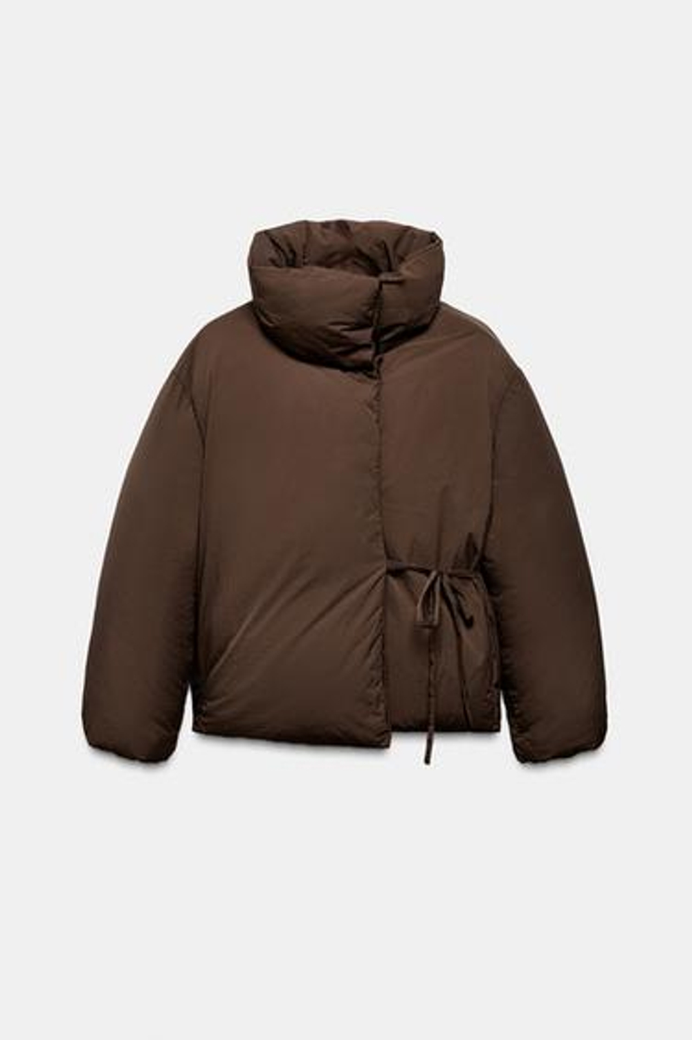 Короткая водонепроницаемая и ветрозащитная куртка-анорак - ZARA