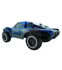 Радиоуправляемый шорт-корс Remo Hobby 9EMU TWINS MOTOR (синий) 4WD 2.4G 1/8 RTR