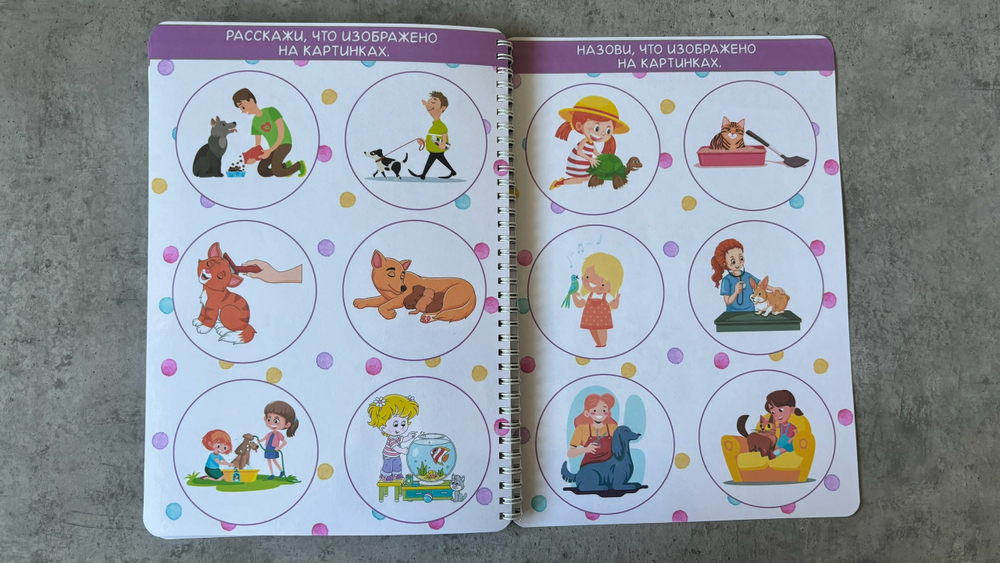 Альбом игр "Домашние питомцы"
