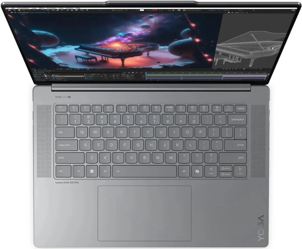 Ноутбук  Lenovo Yoga Slim7 15ILL9 15.3 ", Core Ultra 7, 16 Гб RAM, 512 Гб SSD, Arc graphics 140V, Серый