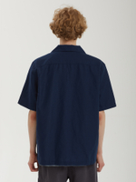 Мужская Рубашка Linen Blend Revere Collar