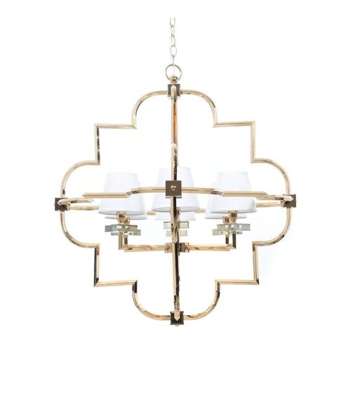 Подвесная люстра Lumina Deco Baltimore LDP 8020-6 GD+WT