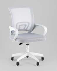 Кресло офисное TopChairs Simple SN серый пластик белый