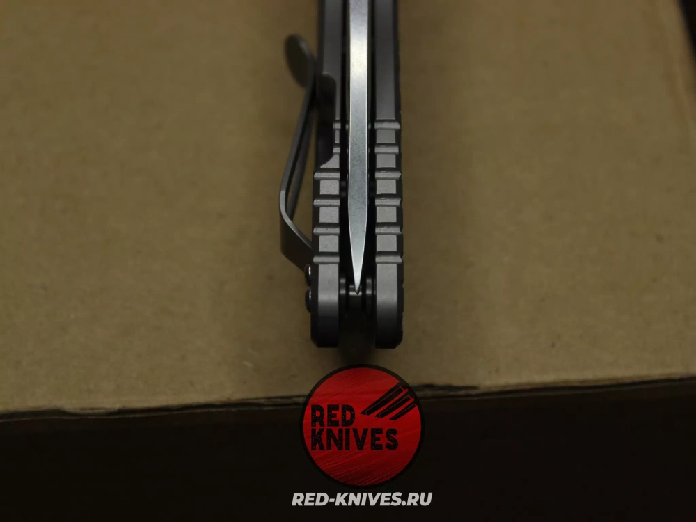 Нож HINDERER XM-18 SPEARPOINT Slicer TITANIUM - фрезеровка Frag RK-473