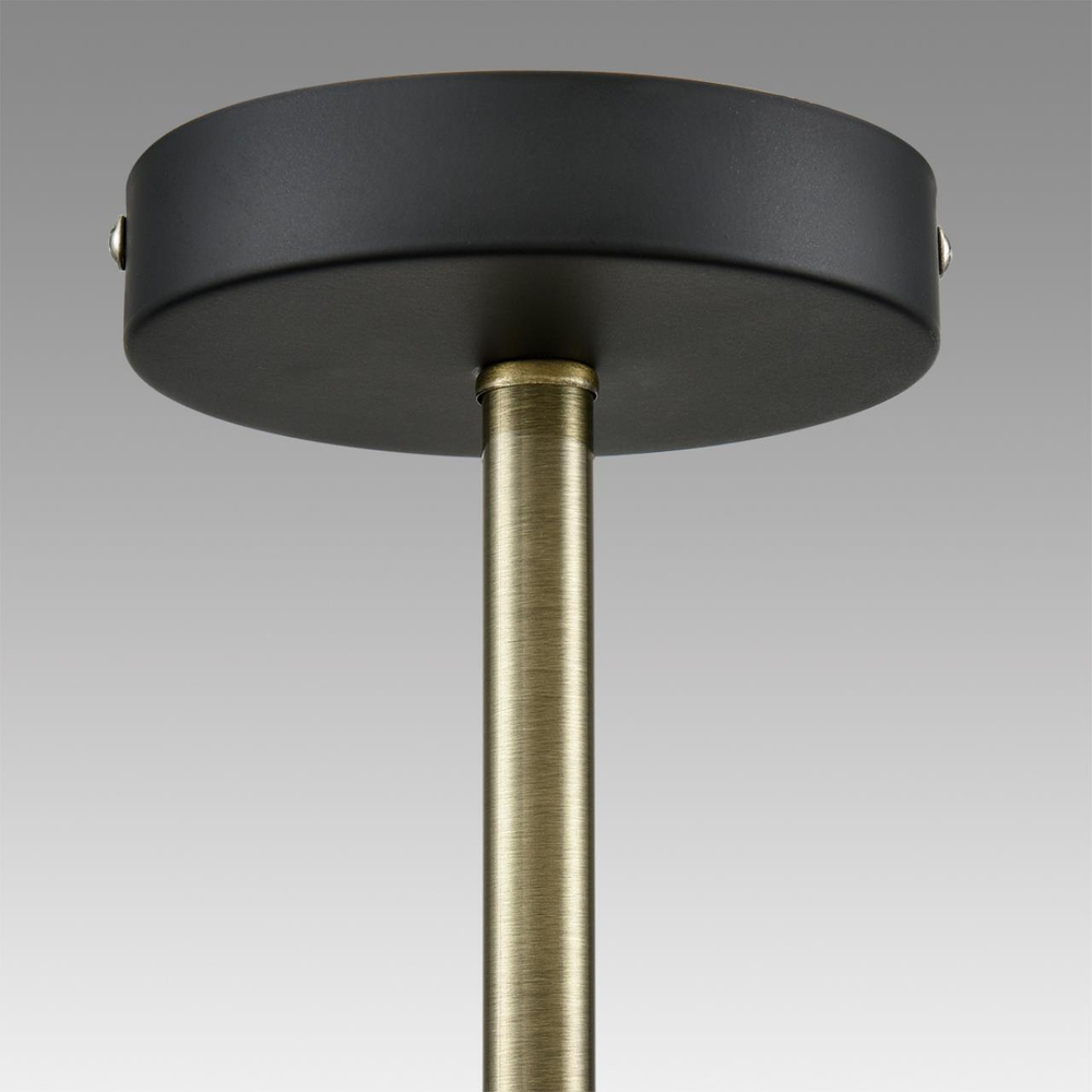 8062/4C COMFI LN24 черный/тонированный металл/стекло Люстра потолочная E27 4*60W 220V ERENA