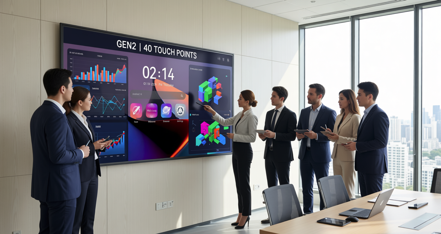 Новинка 2026! Интерактивные дисплеи Classic Solution P4K GEN2 — 65", 75", 86" | Предзаказ