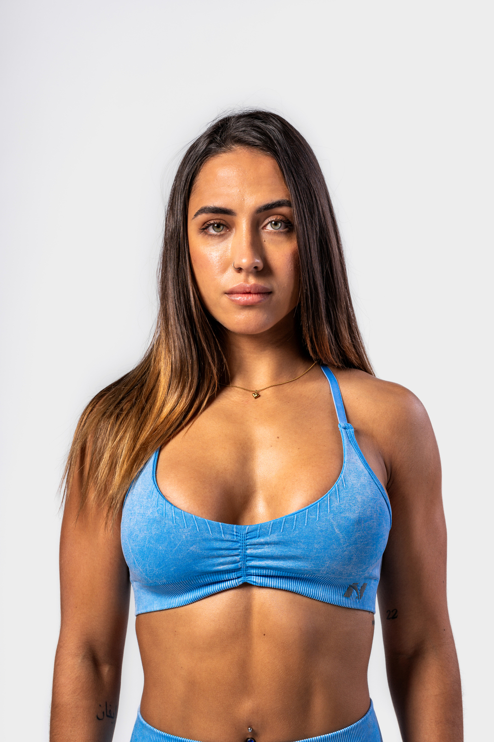 Топ Medium-Support Sports Bra TOTALLY SEAMLESS 305 Голубой