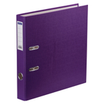 Папка-регистратор OfficeSpace, 50мм, бумвинил, с карманом на корешке, фиолетовая