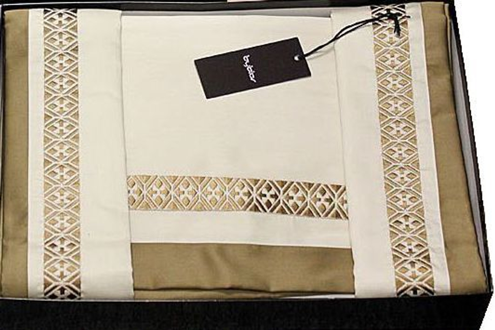 Постельное белье 2 спальное евро Byblos Dandy Biege Италия коробка