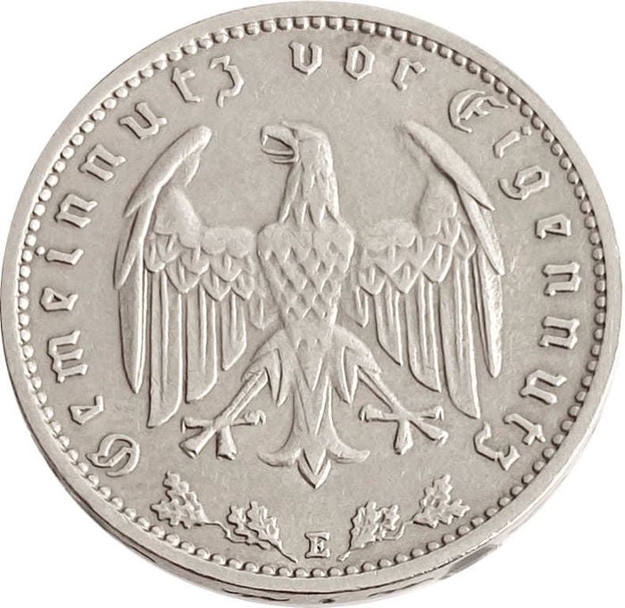 1 рейхсмарка 1934 Германия "E" (Третий рейх)