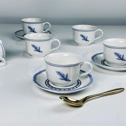 Lenardi 305-269 Кофейный набор 12пр.120мл АНДОРРА в под.уп.(х12)Фарфор