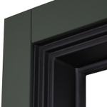 Стальная дверь "Vertu" с зеркалом (биометрический замок)