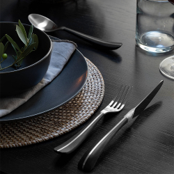 Набор столовых приборов на 6 персон 24 предмета Robert Welch Contour Noir