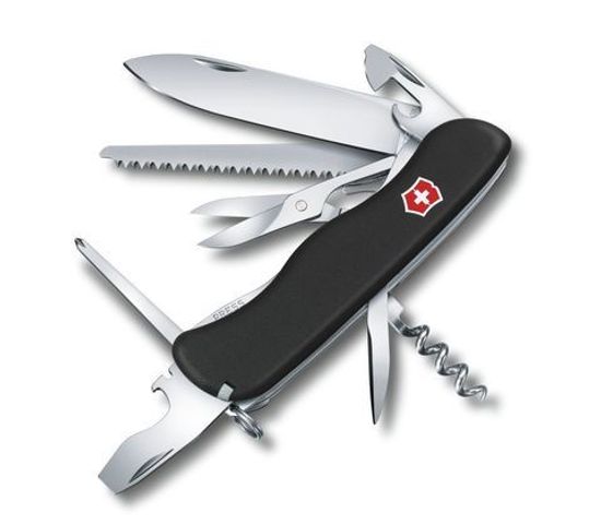 Складной нож Victorinox Мод. Outrider Black 2017 (111 мм) - 14 функций