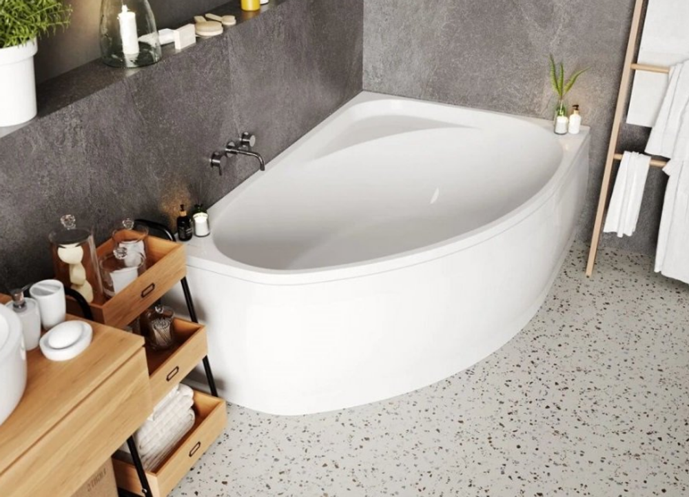 Акриловая ванна VAGNERPLAST HAPI 170x110 Right
