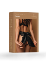 Трусики с доступом и большим бантом сзади Le Frivole черные 50-52