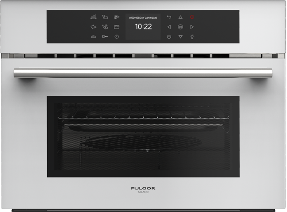 Компактный духовой шкаф с функцией СВЧ Fulgor Milano FCMO 4510 TEM WH