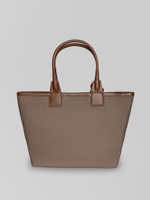 Сумка F5890 комбинированная с короткими ручками, косметичкой и кошельком-брелоком