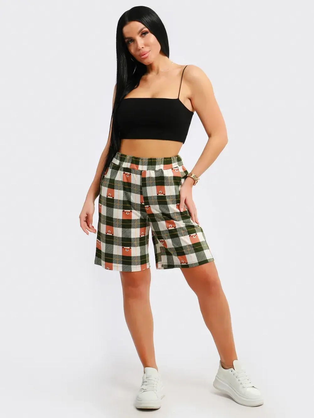 Шорты женские большие размеры