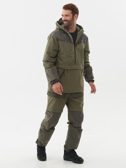 Костюм летний Антигнус-Премиум ткань Ravena Peach Wash цвет Хаки