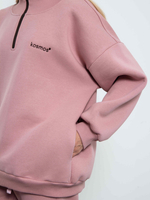 Свитшот на молнии Everest Розовая пудра