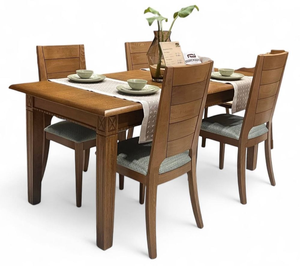 Обеденная группа "стол Арко + стулья Бревис"