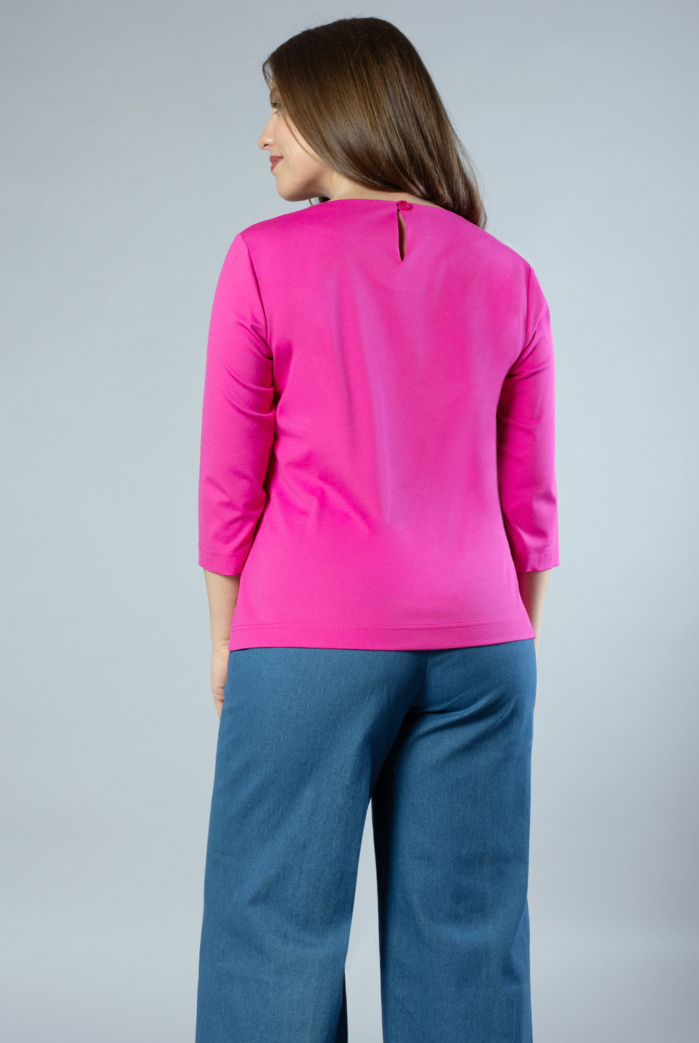 Джемпер женский 2523АПА, фуксия #308Фук032523АП