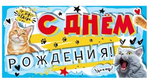 Конверт для денег "С днем рождения!" 076377 (Мир поздравлений)
