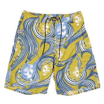 Пляжные шорты Volcom с абстрактными принтами, S (30)