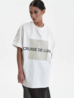 Футболка «Cruise de luxe» с принтом