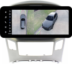 Магнитола для Hyundai H1, Grand Starex 2015-2022 (ШГУ монохром, авто с часами) - Teyes LUX ONE 360 монитор 12.3" 2K QLED на Android 10, 6Гб+128Гб, CarPlay, 4G SIM-слот, 4 камеры в комплекте