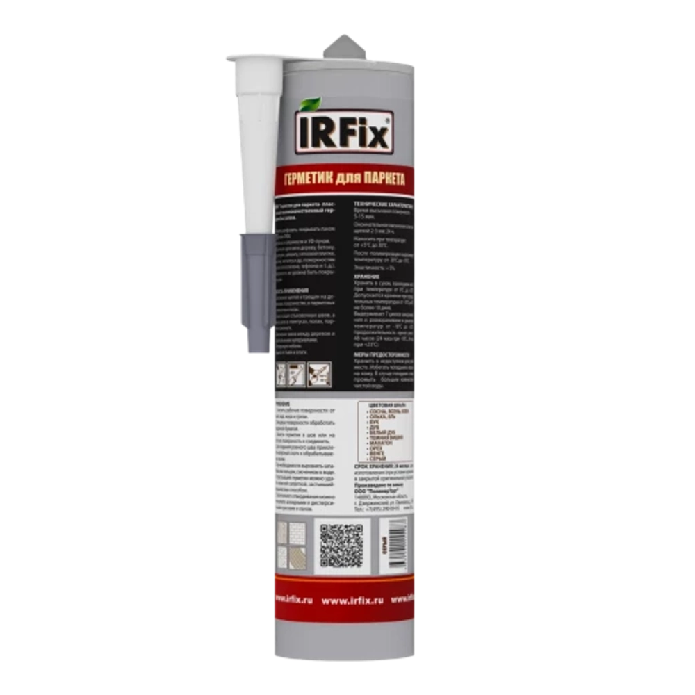 IRFix Parquet Герметик акриловый для паркета 310мл "Серый"