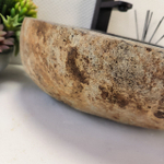 Раковина из речного камня RS-64112 (45*36*15) 0122