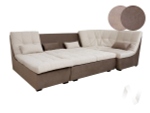 Диван угловой София 2 ДКУ ЗТ латы (Brendy Beige; 4 кат/Brendy Latte; 4 кат)