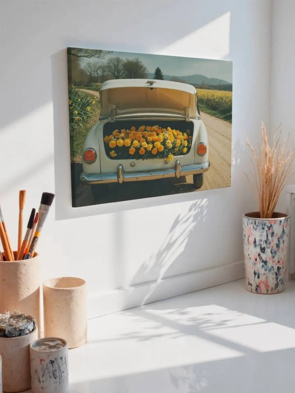 Картина на стену 40 X 50 Цвета в багажнике