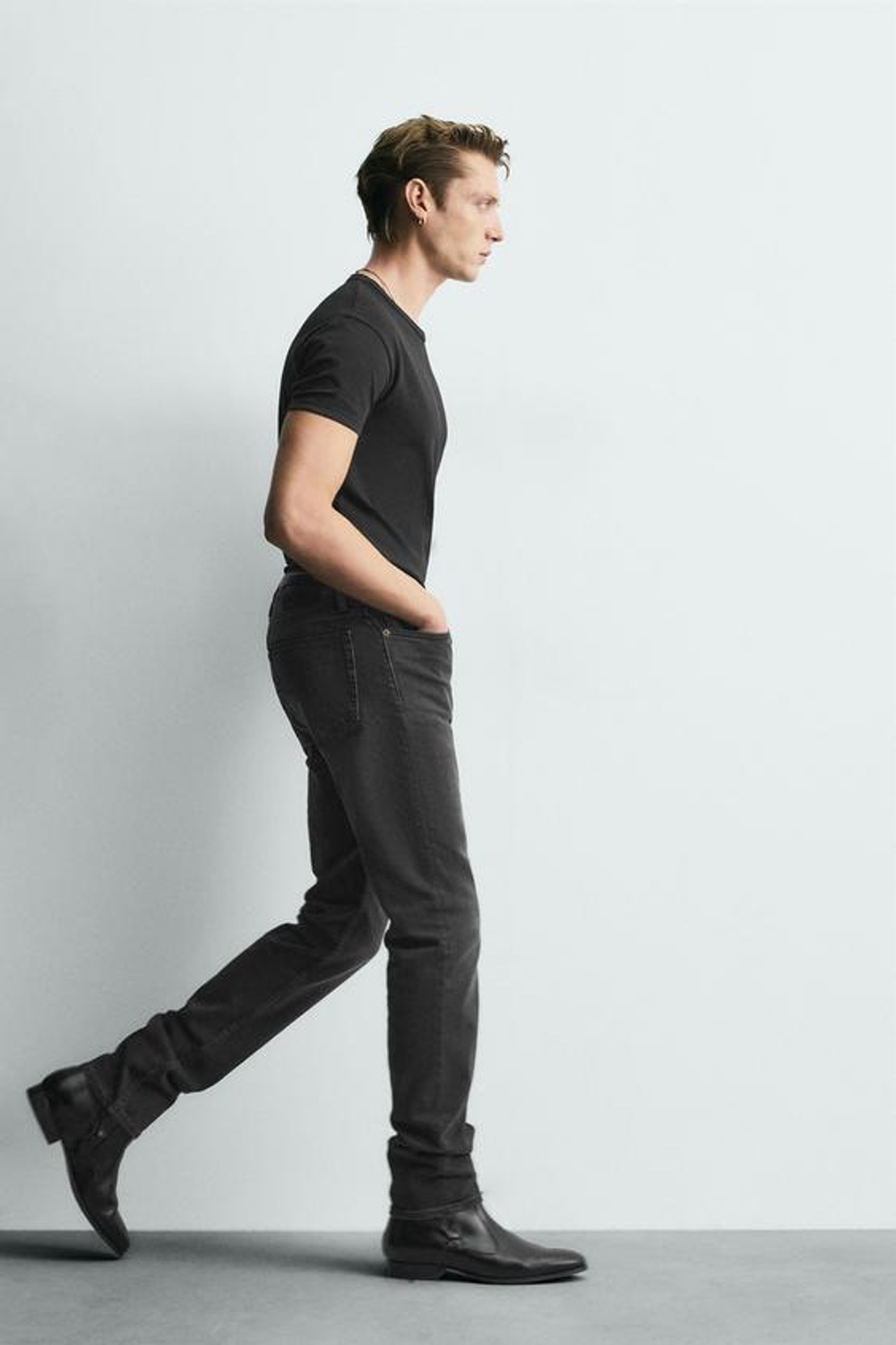 ZARA ДЖИНСЫ SKINNY FIT - LIMITED EDITION, СЕРЫЙ