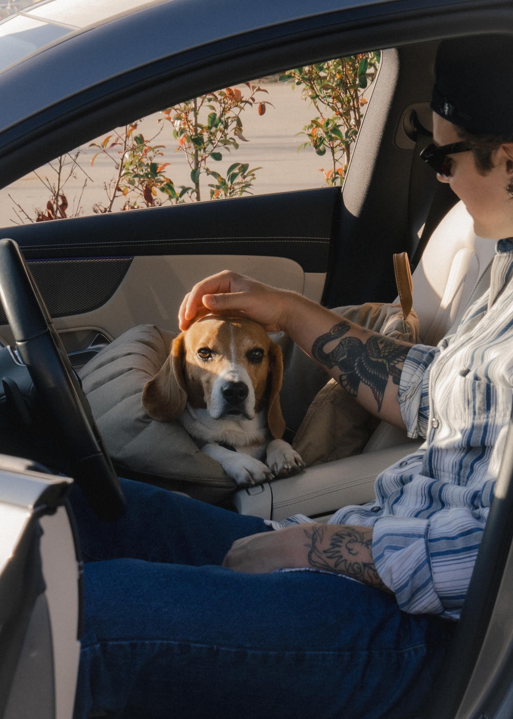 Автокресло-Пони бежевое