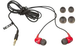 Наушники JBL T100 Red, внутриканальные