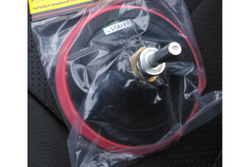 Тарелка опорная пластиковая с мягкой вставкой (на липучке, 125 мм, М14) STAYER 35744-125