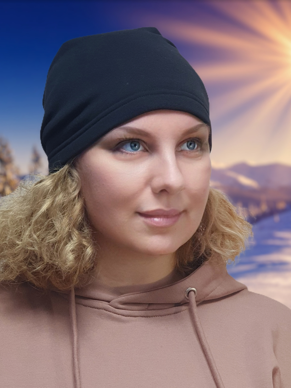 Шапка МИШЕЛЬ хлопковая утепленная