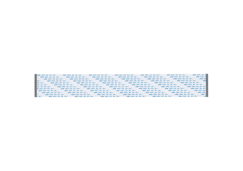Шлейф 40 pin, 20 см, шаг 1 мм FFC, прямой А
