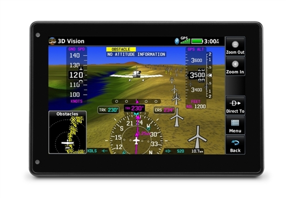 GPS навигатор Garmin Aera 760 авиационный, без топографических карт