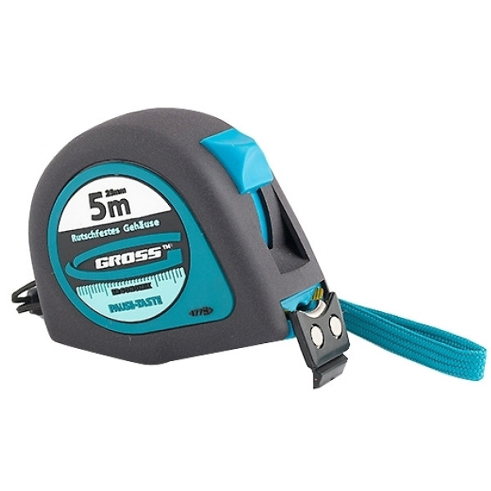 Рулетка 5 м x 25 мм GROSS Ergonomisch 31103