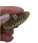 Пуговица (Франция) со стразами для шуб и другой верхней одежды. Д-40мм