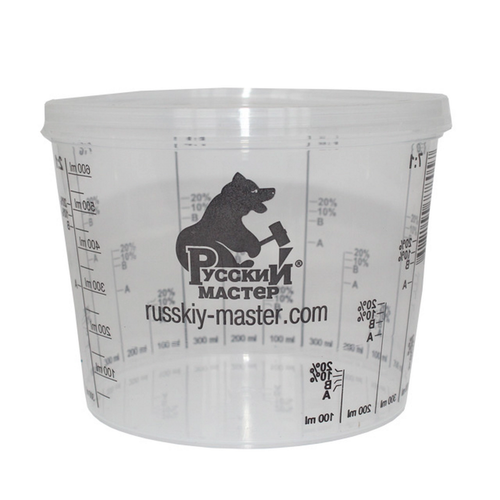 Ёмкость мерная Русский Мастер, пластиковая, 0,75 л