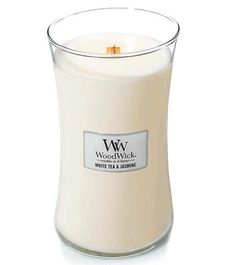 Белый чай и жасмин, ароматическая свеча, WoodWick