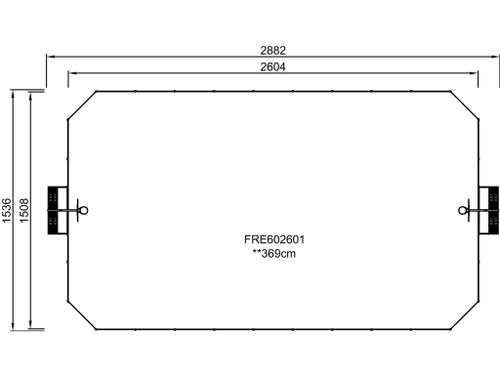 Площадка MUGA, 15x29 м
